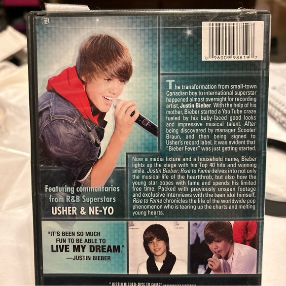 Justin Bieber untold story his rise to fame DVD movie - Picture 6 of 6